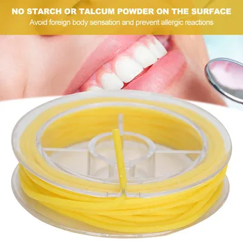 1 ~ 5 рулонов стоматологических резиновых прокладок Латексный эластичный клин 2,1 м Резиновый шнур для стабилизации заслонки