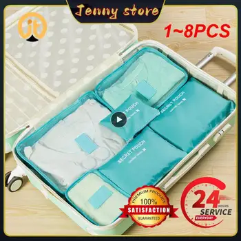 1 ~ 8ШТ Сумка для чемодана Портативный органайзер дорожные сумки для хранения багажа большой емкости