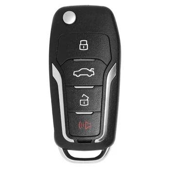 1 Штука Для Xhorse XKFO01EN Универсальный Проводной Дистанционный Брелок С Откидной 4 Кнопкой Для Ford Style Для VVDI Key Tool