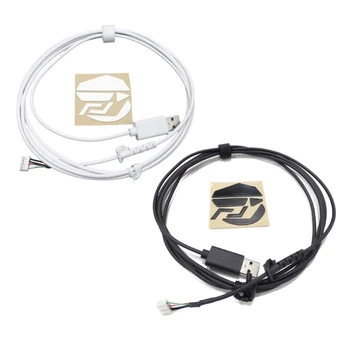 1 комплект сменных линий мыши, прочный ПВХ USB-кабель для мыши и ножки для мыши для игровой мыши Logitech G502