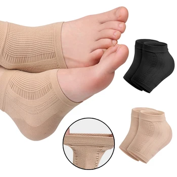1 пара силиконовых увлажняющих гелевых носков для пяток С защитой от растрескивания, Мягкие эластичные Носки для ног, Уход за кожей, Защита пяток для ног