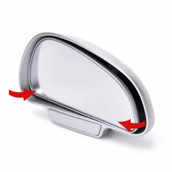 1 шт. Высококачественные широкоугольные боковые зеркала заднего вида с возможностью регулировки на 360 градусов, слепая зона, защелка для парковки, вспомогательное зеркало заднего вида