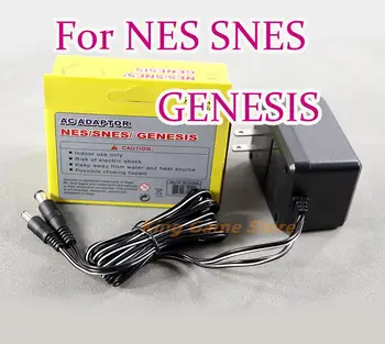 1 шт./лот Высококачественный адаптер переменного тока с американской вилкой 3 в 1, зарядное устройство для NES, SNES, SEGA Genesis
