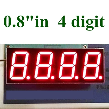 10 шт. 4-битная 7-сегментная DIP-цифровая трубка 0,8 