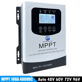 100A MPPT Контроллер Заряда Солнечной Системы 480VDC Регулятор Заряда-Разряда Солнечной Системы Для 48V 60V 72V 96VBattery