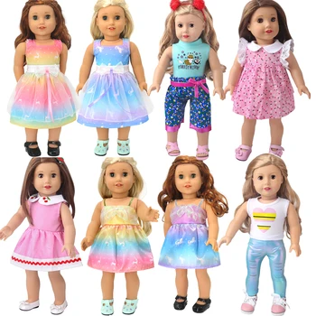 18-дюймовая американская кукла 43 см New Born Baby Doll, платье для куклы OG Girl, повседневные костюмы