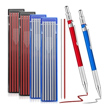 2 ручки для пайки с 48 заправками Механический карандаш Металлические маркеры для сварки труб Структура деревообработки
