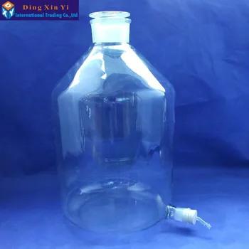 20000 мл, 1 шт./лот, Новое поступление, Стеклянная бутылка-аспиратор, бутылка для дистиллированной воды, Стеклянные бутылки с пробкой