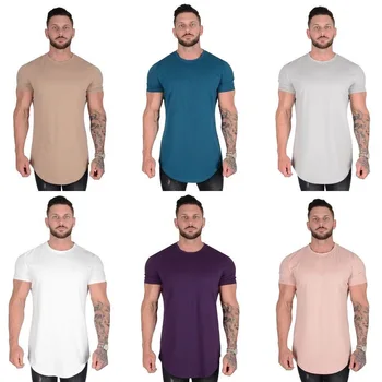 2023 Компрессионная футболка Для мужчин, Летняя спортивная одежда, Футболка для бега, Эластичные быстросохнущие спортивные топы, футболки для тренировок в спортзале, мужские рубашки для тренировок в спортзале.
