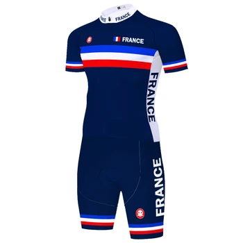 2023 франция Цельный костюм для триатлона Roupa De Ciclismo Masculino Conjunto Ciclismo Uniforme Ciclismo Hombre 자전거의류 Ropa