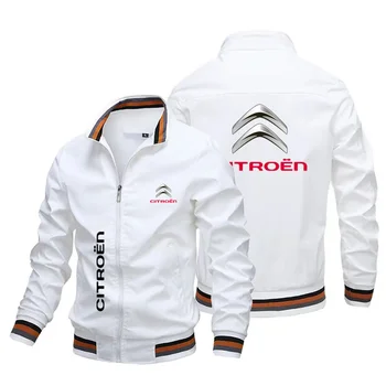 2024 Новая мужская куртка-бомбер с логотипом автомобиля Citroen датская куртка Уличная велосипедная одежда для рыбалки на открытом воздухе повседневный легкий топ