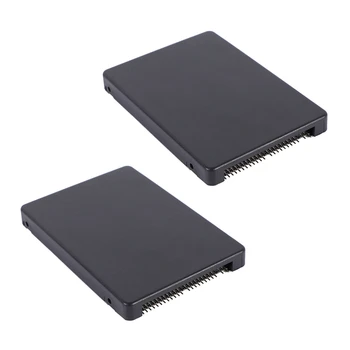 2X 44PIN карта-конвертер MSATA в 2,5-дюймовый IDE HDD SSD с адаптером MSATA в PATA с чехлом