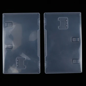 2шт для игровой карты Switch NS Прозрачная коробка Держатель картриджа для карт Чехол в виде ракушки Совершенно новый высококачественный пылезащитный от давления