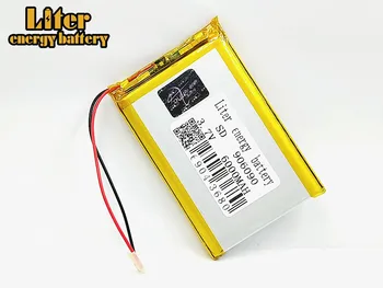 3,7 В полимерно-литиевая батарея 906090 6000 мАч Большой Емкости Перезаряжаемые Литий-ионные Элементы С Печатной Платой Для DVD-Планшета GPS Электрические Игрушки