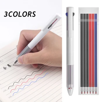 3-цветная креативная красочная гелевая ручка 0,5 мм, симпатичная гелевая ручка с чернилами, канцелярские принадлежности, гелевая ручка для скрапбукинга, прекрасная студенческая ручка для рисования и разметки