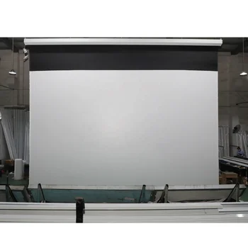 300-дюймовый моторизованный проекционный экран, моторизованный выдвижной проекционный экран