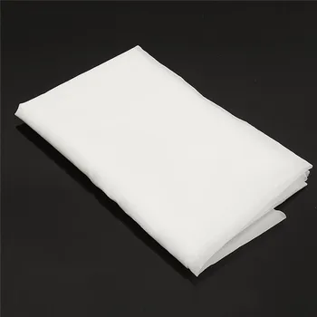 40-дюймовый прочный качественный белый нейлоновый фильтрующий лист размером 1 м x 1 м, 200 меш, Водомасляная промышленная фильтровальная ткань, запчасти для пылесоса