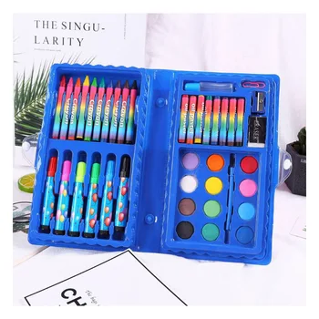 42 предмета набора канцелярских принадлежностей для рисования Кисти Акварельные ручки Цветные карандаши Цветные карандаши Детские канцелярские принадлежности Подарочные наборы для рисования