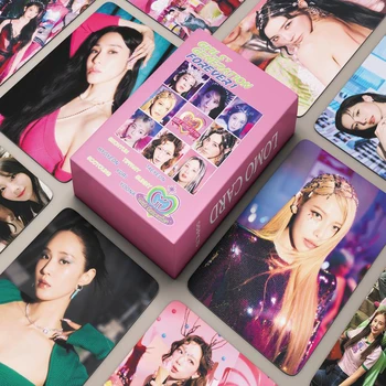 55 шт. /компл. Открытка Kpop Forever1 Girls' Generation Lomo, Новый альбом, Открытки для печати фотографий, Коллекция плакатов, Подарки для фанатов