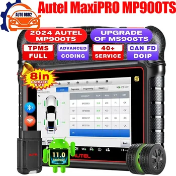 Autel MaxiPRO MP900TS MP900 TS OBD2 Диагностические инструменты Программирование TPMS CANFD DOIP Обновление сканера OBD2 MaxiSys MS906TS