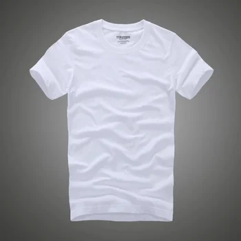 B6300 хлопковая однотонная футболка мужская camiseta с коротким рукавом