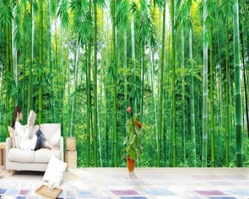 Beibehang 3D обои огромная бамбуковая гостиная ТВ фон стена украшение дома фон фреска фотообои для стен 3 d