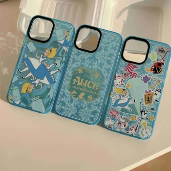 Disneys alices милые Мультяшные Чехлы Для Телефонов iPhone 15 14 13 12 11 Pro Max XR X XS MAXBack Cover