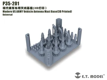 ET Модель P35-201 Современная база антенной мачты автомобиля армии США (3D-печать) Универсальная