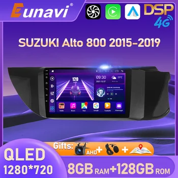 Eunavi Android Автоматическая GPS-Навигация для Suzuki Alto 800 2015-2019 Автомобильный Радиоприемник Мультимедийный Видеоплеер Головное устройство 2 din 2din dvd