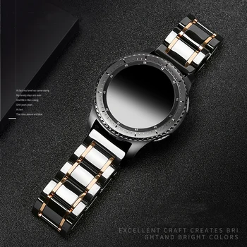 Huawei watch GT 2 ремешок для Samsung Galaxy watch 46 мм ремешок браслет S 3 46 22 мм GT2 Керамический 22 мм ремешок для часов Gear S3 Frontier