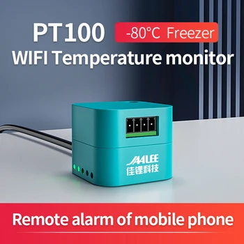 Jaalee JTP-UP Беспроводной WiFi Монитор термометра pt100 -80 ℃ -200 ℃ Точность срабатывания сигнализации морозильной камеры холодильника 0,1 ℃
