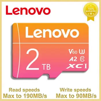 Lenovo Extreme SSD 2 ТБ SD Карта Памяти Класса 10 Micro TF /SD-Карта A1 SD-Карта UHS-I U3 V30 Флэш-Карта Для Nintendo Switch /Настольного ПК