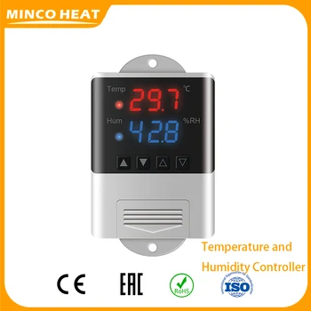 Minco Heat DTC-3200 Регулятор температуры и влажности переменного тока 110 В 220 В, Терморегулятор для регулировки вылупления аквариумных рыбок