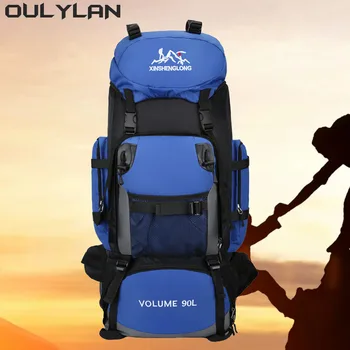 OULYLAN 90L, Водонепроницаемый камуфляж для велоспорта, мужские водонепроницаемые рюкзаки большой емкости для улицы, Дорожная сумка для багажа большой емкости
