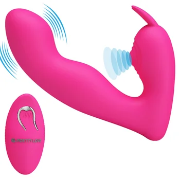 PRETTY LOVE Носимый Вибратор-Бабочка G Spot Стимулятор Клитора Дистанционное Управление Пульсовой Волной Фаллоимитатор Вибратор Секс-Игрушки Для Женщин