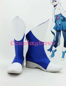 Pocket Monster Latios Синие туфли для косплея Ботинки Ручной работы на Хэллоуин Рождество CosplayLove