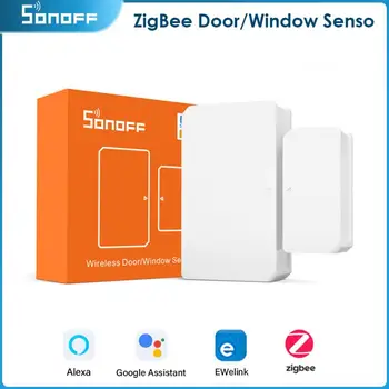 SONOFF SNZB-04 Датчик Сигнализации Окна Двери Zigbee Для eWeLink Smart Security ZBBridge Требуется Для Работы С Alexa Google Home