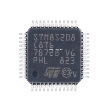 STM Новый Оригинальный STM8S208 STM8S208C8T6 STM8S208R8T6 LQFP-64 24 МГц/64 КБ Флэш-памяти/8-битный микроконтроллер MCU Chip IC