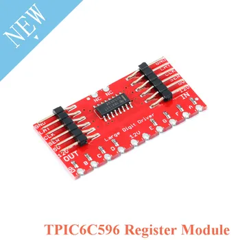 TPIC6C596 8-битный Регистр Сдвига 7-Сегментный Цифровой Ламповый Драйвер Регистрационный Модуль для Модуля Электронной Печатной Платы Andrino Diy