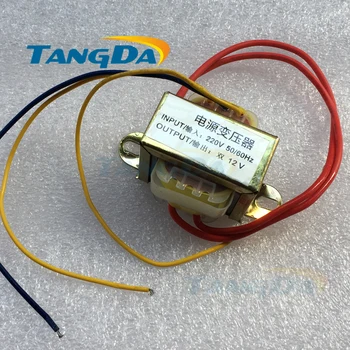 Tangda 5 Вт, два трансформатора питания по 2 12 В, вход: 220 В, 50 Гц, Выход: два трансформатора по 12 В, 0,2 Кг А.