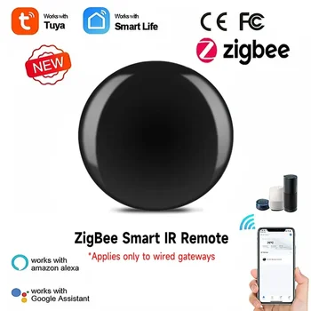 Tuya Zigbee IR Remote Control Smart Home Remote Универсальный Инфракрасный Контроллер Для Работы Кондиционера С Alexa Google Home