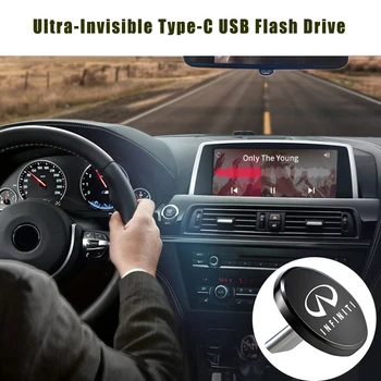 U Диск Type C Интерфейс Usb Флэш-Накопитель Для Стайлинга Автомобилей Memory Stick Для Infiniti Q70L Q50 QX30 QX50 FX35 G37 QX70 Q30 G35 QX60 G25