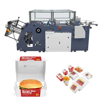 YG Новое Качество Коробка для упаковки еды на Вынос Горячая Распродажа Автоматическая Биоразлагаемая Машина для упаковки пищевых продуктов из Крафт-бумаги для ланча