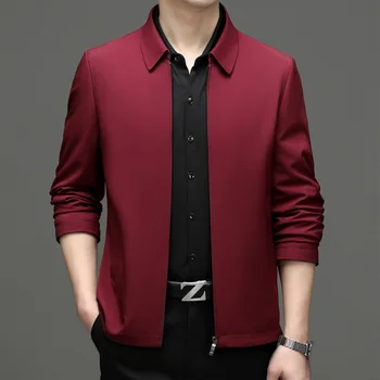 Z347-Летний льняной маленький костюм, мужская хлопчатобумажная и льняная куртка среднего возраста, повседневная западная одежда, мужская ткань высшего качества