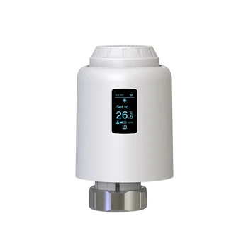 Zigbee 3.0 Tuya TRV Умный термостатический клапан радиатора WIFI программируемый регулятор температуры для Alexa Google Home Прочный
