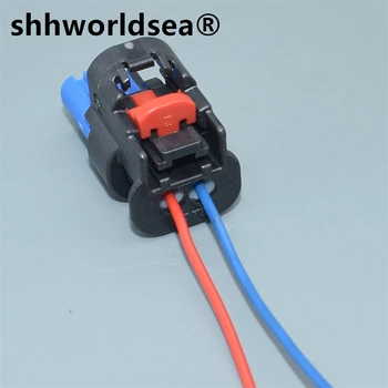 shhworldsea 2pin 1,0 мм штепсельная вилка для автоматической электропроводки, водонепроницаемый кабельный разъем для жгута проводов 1-2203769-1
