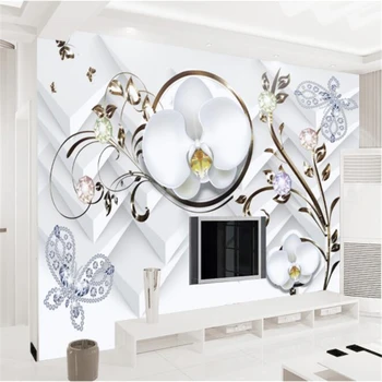 wellyu papier peint Современный минимализм, новые китайские трехмерные рельефные украшения, фотообои для гостиной, гобелены
