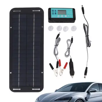 Автомобильное зарядное устройство на солнечной батарее мощностью 20 Вт 12 В/24 В, солнечная пластина для телефона, дом на колесах, MP3-плеер, зарядное устройство для наружного аккумулятора, кемпинг для автомобиля