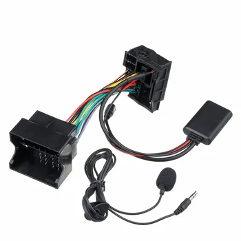 Автомобильный Аудиоадаптер Bluetooth Беспроводной Микрофон Громкой Связи AUX Кабель Для Ford Fiesta/Для Focus MK2/Mondeo MK3/Для PUMA/Для C-Max