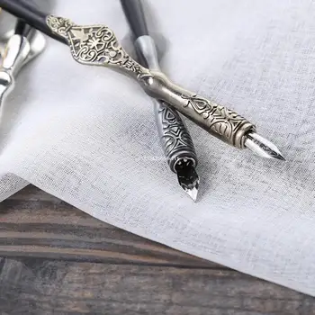 Антикварная ручка Металлическая авторучка Изысканный подарок начинающему художнику, подписывающему комиксы, рисунок челнока